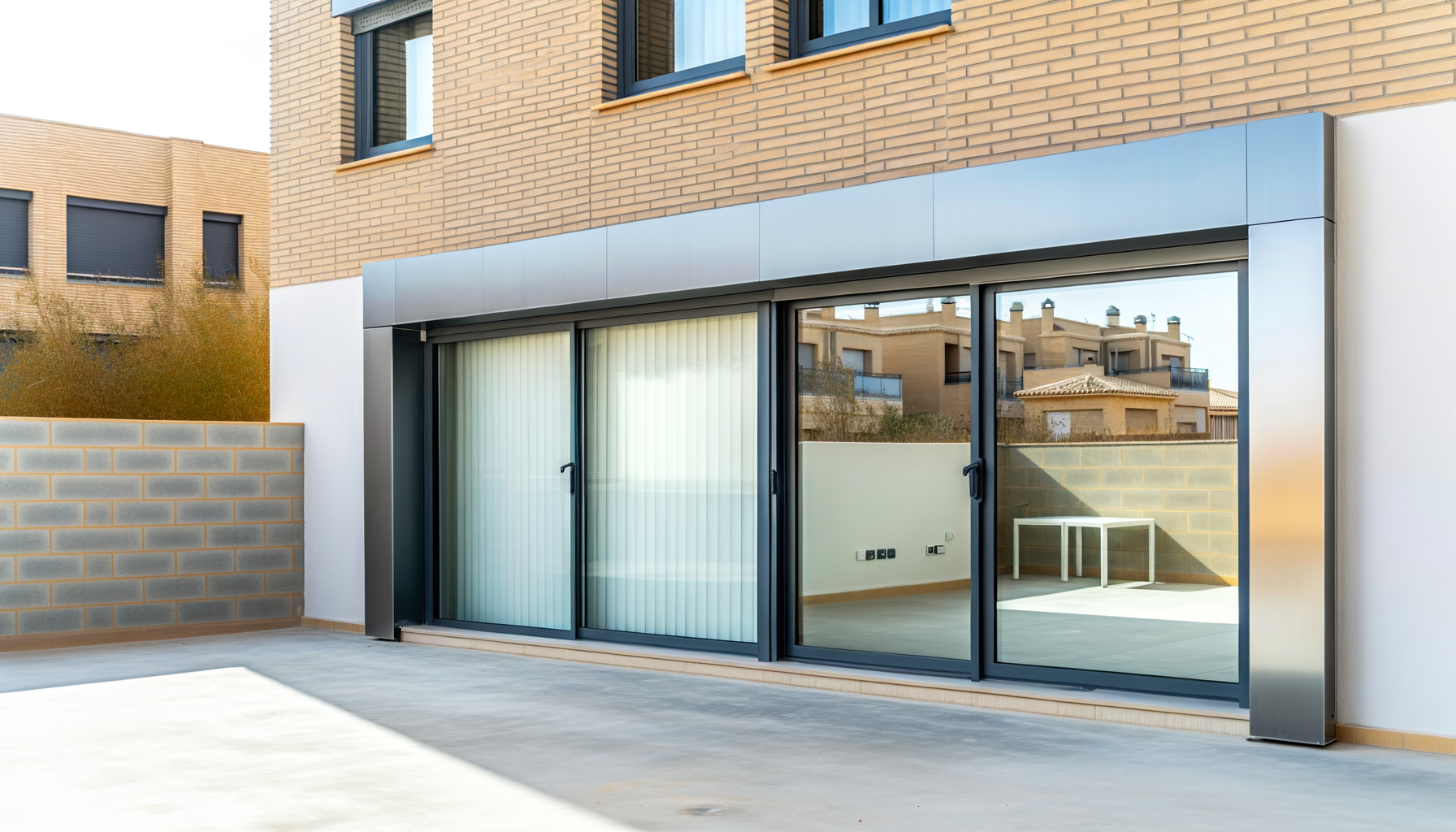 Puertas de aluminio con rotura térmica en Zaragoza