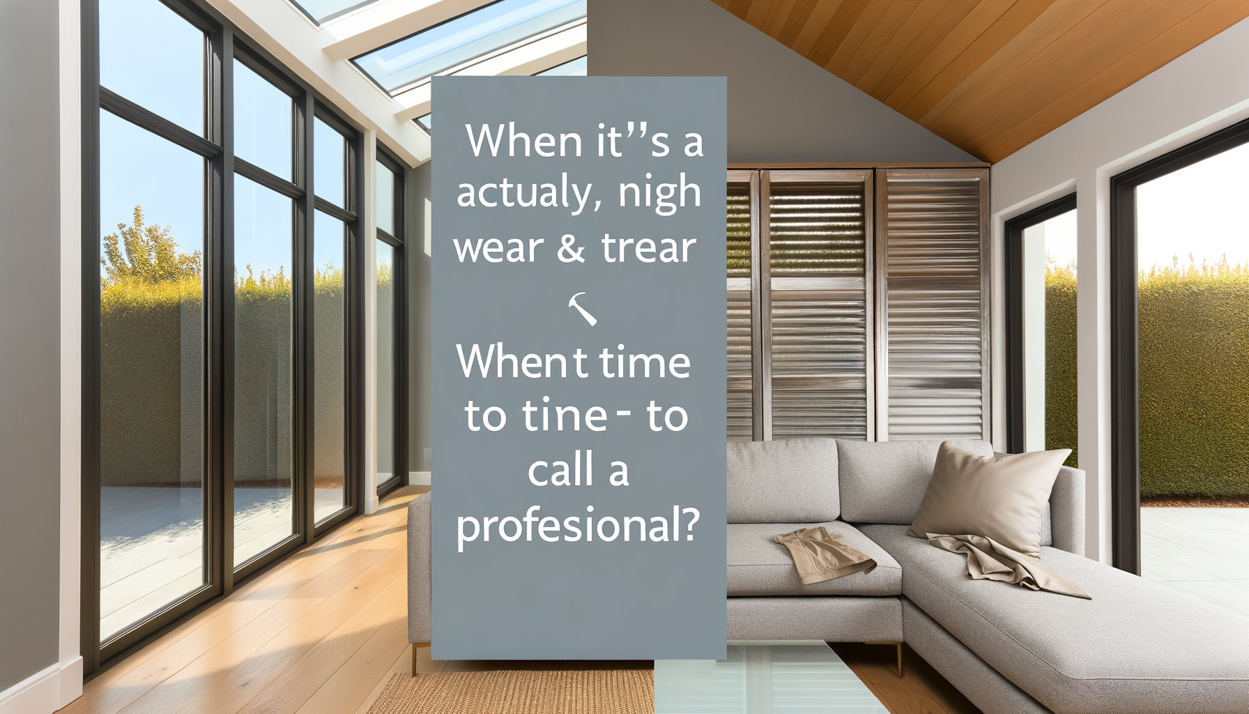 Cuándo es desgaste real y te conviene llamar a un profesional